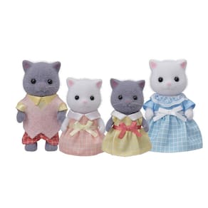 Bonecas colecionáveis Calico Critters Persian Cat Family