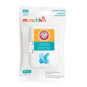Toalhetes de chupeta Munchkin Arm & Hammer limpam com segurança 36 toalhetes