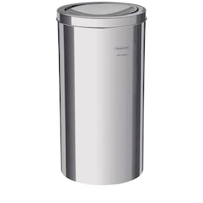 Lixeira Com Tampa Basculante Swing Aço Inox 20L