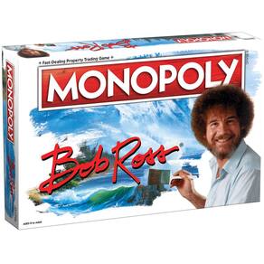 Jogo Monopoly USAOPOLY Bob Ross Edition com 6 fichas