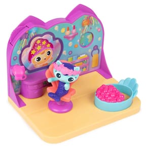 Playset Gabby`s Dollhouse MerCat`s Spa Room com boneco de mais de 3 anos