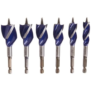 Conjunto de brocas IRWIN SPEEDBOR para madeira de 6 peças de 4 polegadas