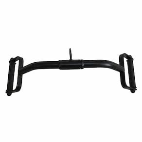 Puxador remada frente neutro pulley curvo barra romana 70 Cm