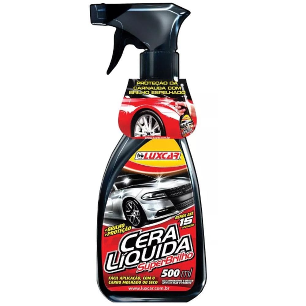 Cera Líquida Luxcar Super Brilho - 500 Ml