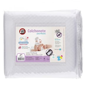 Colchonete Para Moises Baby Látex Lavável Fibrasca
