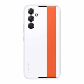 Capa de telefone SAMSUNG Galaxy A54 5G Haze Grip com alças brancas