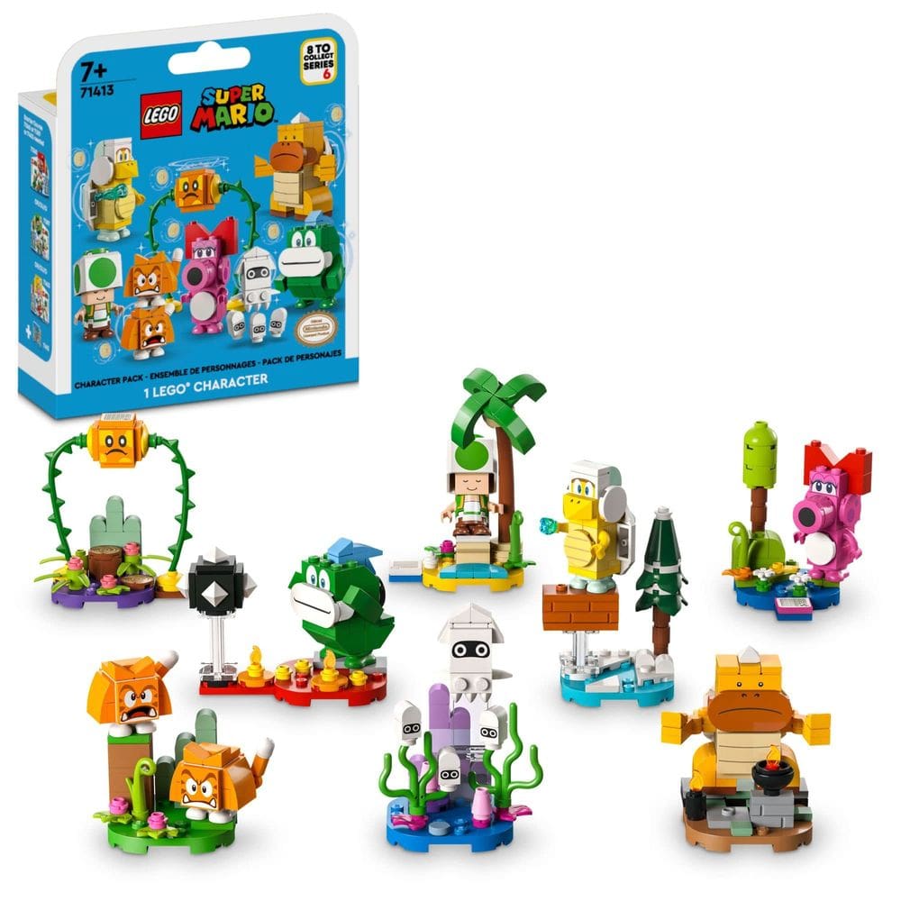 Pacotes de personagens de brinquedo LEGO Super Mario Série 6 71413 Kids