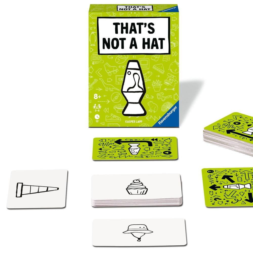 Jogo de cartas Ravensburger That`s Not A Hat Pop Culture 3-8 jogadores