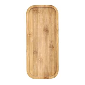 Bandeja Bambu Retangular 32cm x 14cm Borda Slim Prime - Tuut