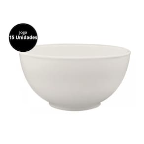 Jogo Tigela Bowl Inquebrável Melamina Plaza Premium 300ml 15 Unidades - Tuut