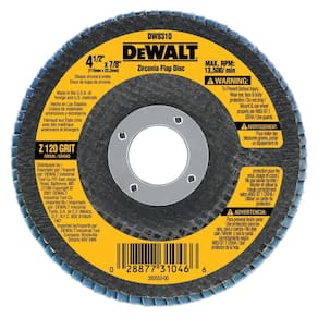 Disco de aba para rebarbadora DEWALT DW8310 120 Grit Zirconia