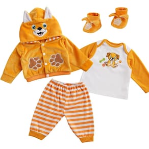 Roupas Reborn Baby Doll BABESIDE para 43-56 cm com acessórios