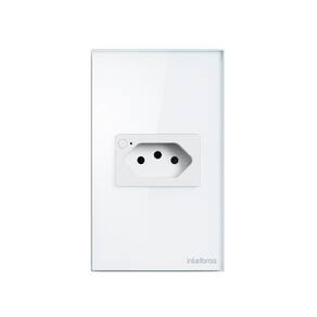 Tomada IZY Simples 10A SMART WI-FI ETS 1001 Branco 4850062