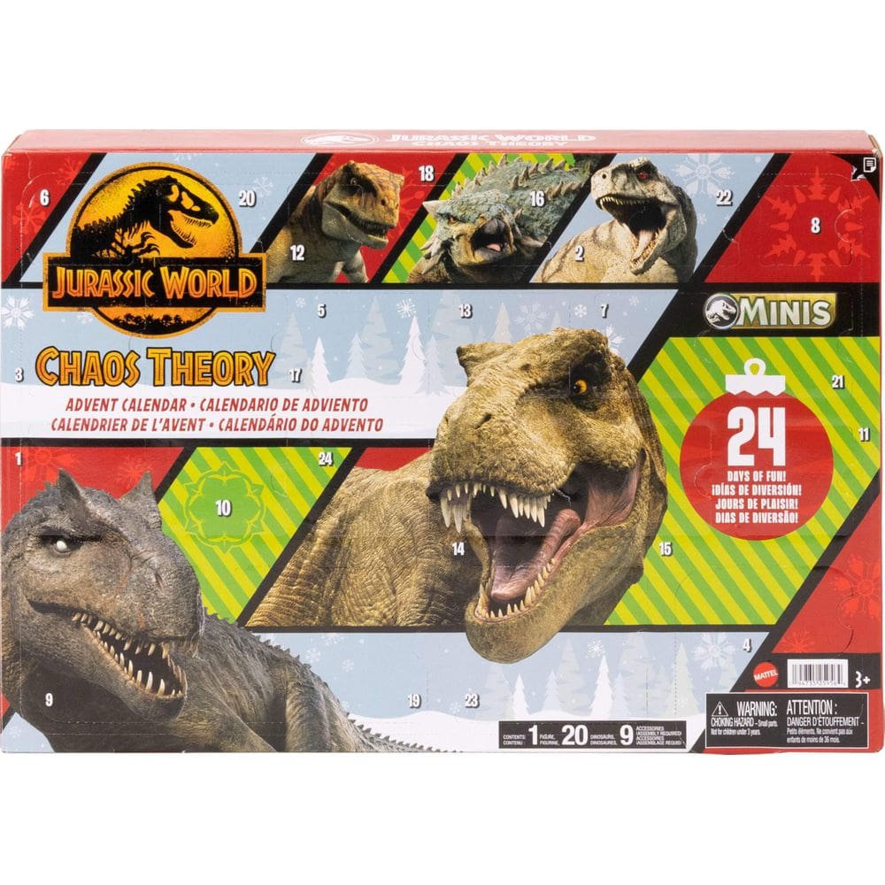 Calendário do Advento Mattel Jurassic World Chaos Theory 2024