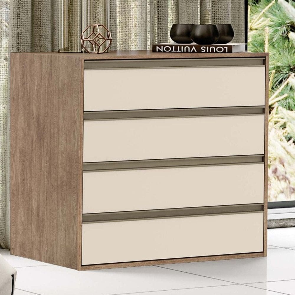 CÃ´moda 4 Gavetas 100 MDF Select Belmax
