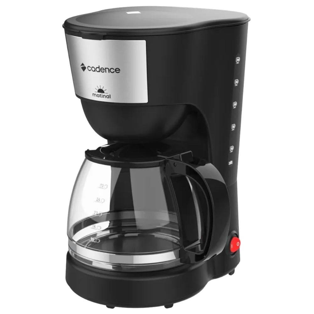 Cafeteira Elétrica Cadence Matinal CAF620 220V 1,25L Preta