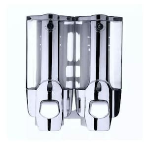 Dispenser Duplo Shampoo Sabonete Alcool Gel Hotel Casa