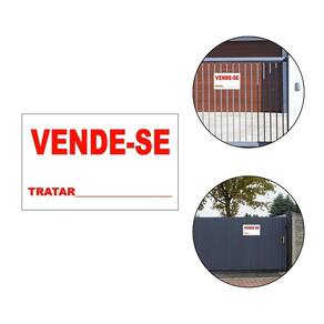 Placa Vende-Se Chapa Ps Casa Salão Comercial Venda 31X19Cm