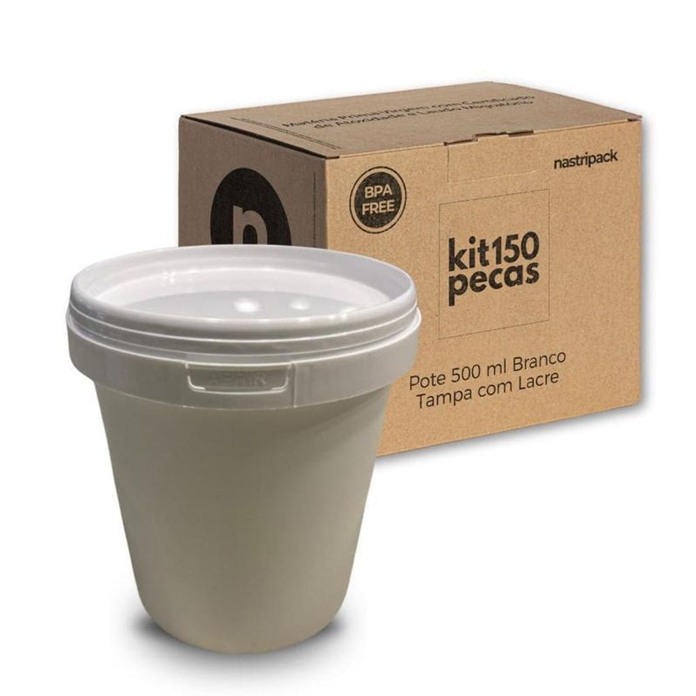 Pote 500Ml Para Festa Infantil - Kit Com 150 Pçs