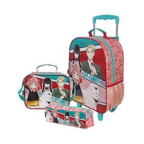 Kit Mochila Lancheira Estojo Dermiwill Spy X Family Colorida