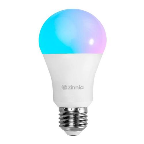 Lâmpada Inteligente Zinnia Crux CR100 RGB Wi-Fi 10W Com Google e Alexa Branca - ZNS-ZNCR10W-RGBC01