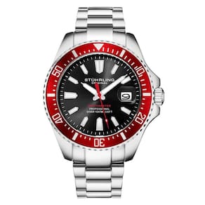 Corrente de aço inoxidável com pingente de cruz de 42mm em diversas cores - Stuhrling.