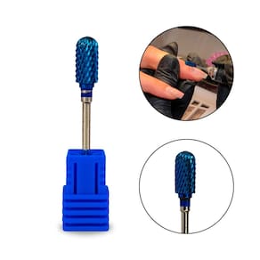 Broca Tungstênio M-Blue Large Barrel Ball Manicure Unha Gel