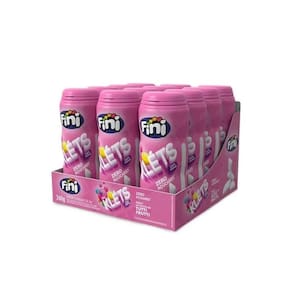 Chiclete Fini Klets Sem Açúcar Tutti Frutti C/ 12 Unid 360g