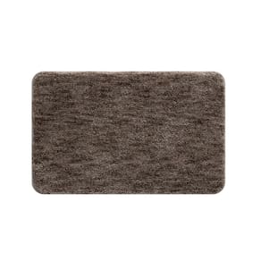 Tapete Lotus Grosso Pelo Baixo Antiderrapante - Bege - 150cm Redondo