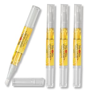 Canetas para cutículas de óleo para unhas Bliss Kiss Crisp Fragrance x4