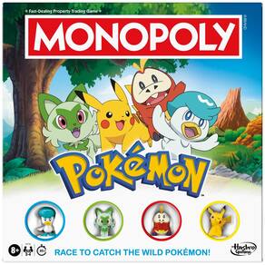 Jogo de tabuleiro Monopoly Pokémon Edition | 8 anos ou mais | 2 a 4 jogadores
