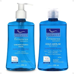 Kit Nupill Firmness Intensive Nano Hyaluronic: Sabonete Líquido e Água Micelar 200ml