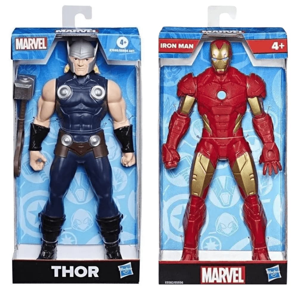 Kit bonecos Marvel - Homem de Ferro e Thor - MARVEL HASBRO