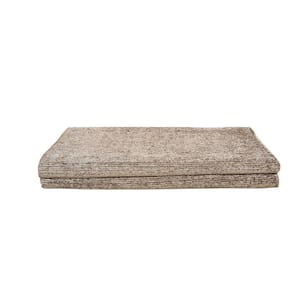 Tapete Sala E Quarto Murano Base 100% Algodão - Jolitex - Marrom - 250x350cm