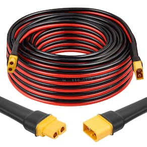 Cabo de extensão XT60 XRDS-RF 12m 10AWG Fio de cobre estanhado