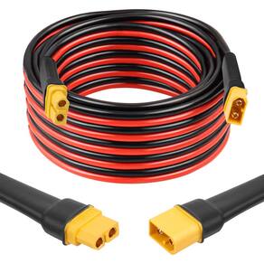 Cabo de extensão XT60 de cobre estanhado de 6 m e 10 AWG para modelos RC