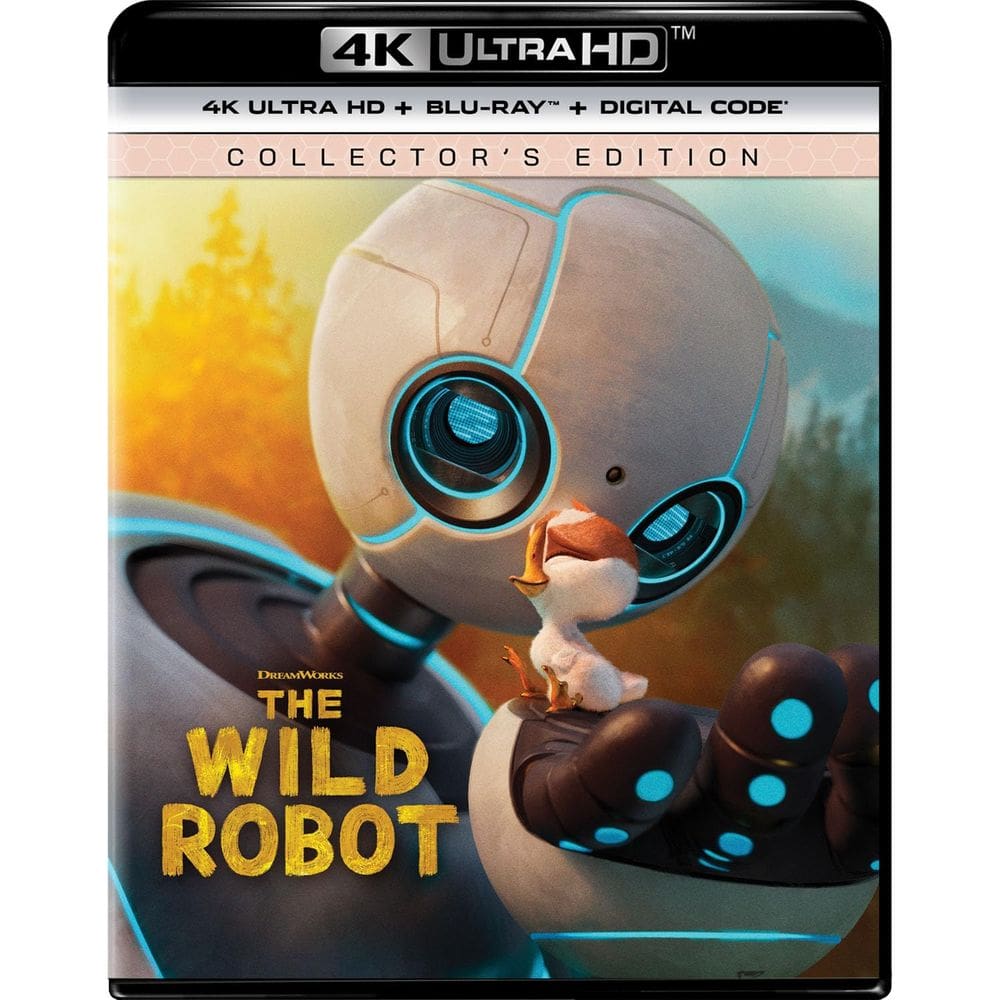 Edição de colecionador The Wild Robot 4K Ultra HD + Blu-ray
