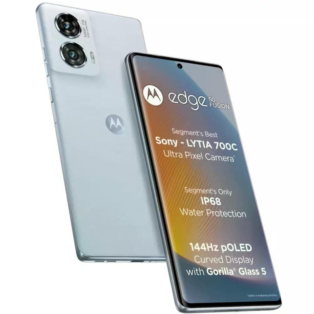 Motorola Moto Edge 50 Fusion 256GB Azul Claro - Muito Bom Usado