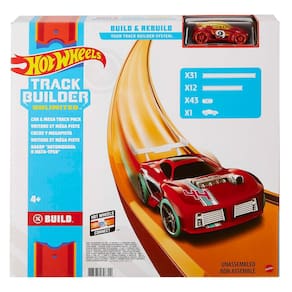 Pacote Track Builder Car & Mega Track de 40 pés com carro 1:64