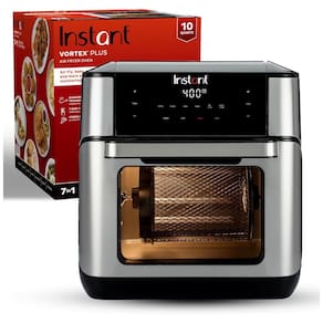 Instant Pot AirFryer Vortex Plus 7 em 1, Torradeira, Rotisserie, Desidratar 9,5L 7 Programas Prata 110V