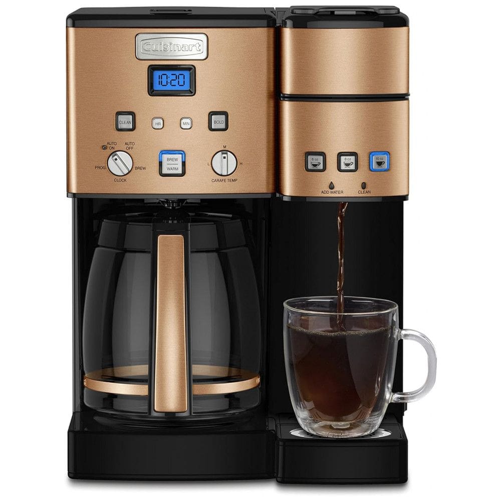 Cafeteira Elétrica Programável 12 Xícaras, escuro, CUISINART SS 15CP, Dourado escuro