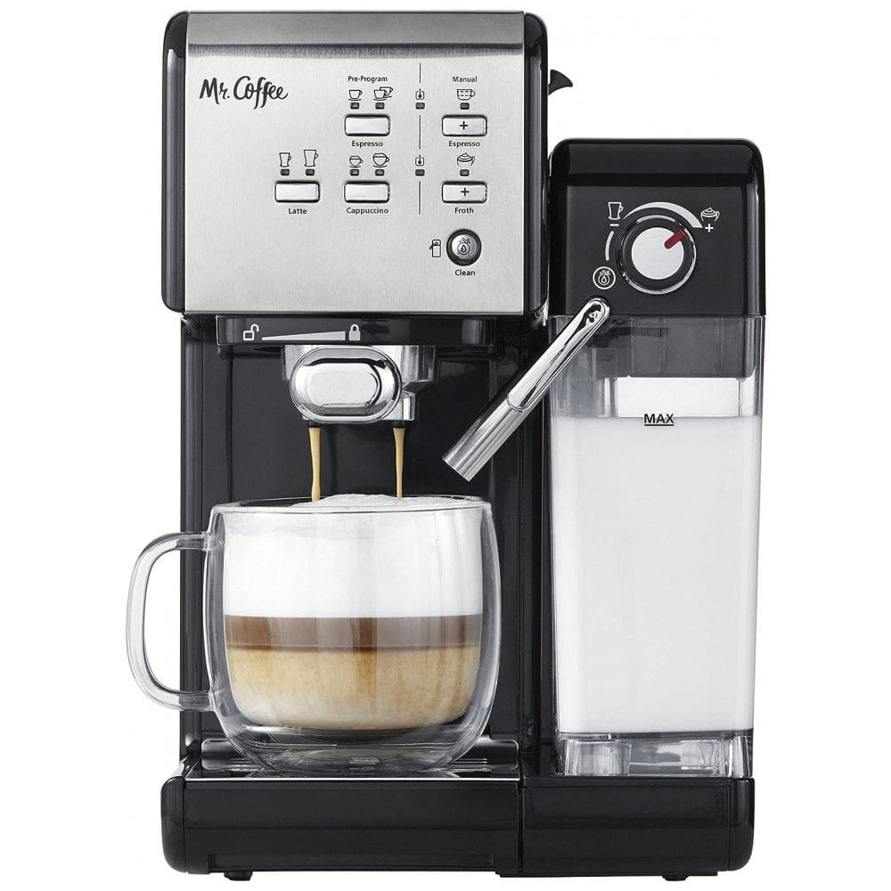 Cafeteira Elétrica Expresso 19 Bar, 1040W, 650 mL, MR. COFFEE BVMC EM6701SS, Cinza