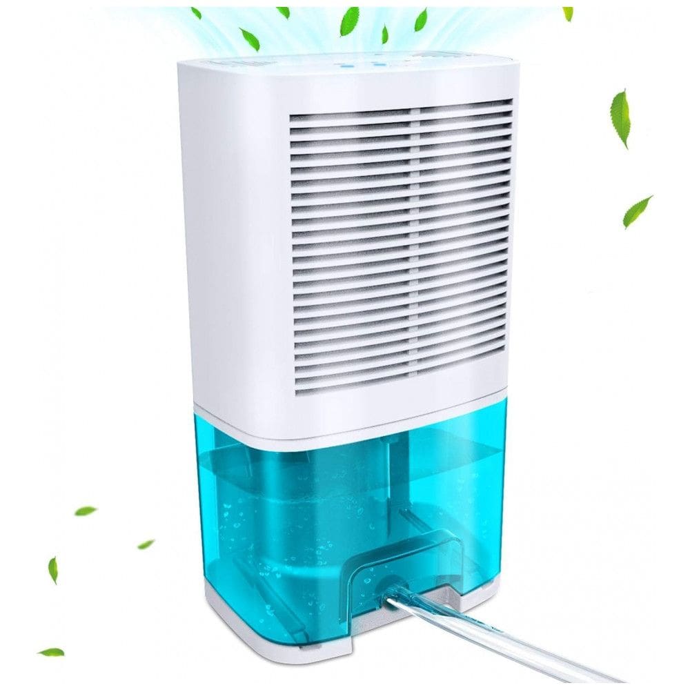 Desumidificador Portátil de 2L com Mangueira de Drenagem, Área 30 m2, LEVOAIR YXTX 607D, Branco