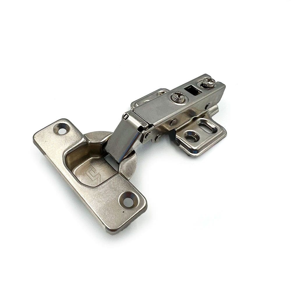 Dobradiça Com Amortecedor Reta 35Mm Calço Fixo