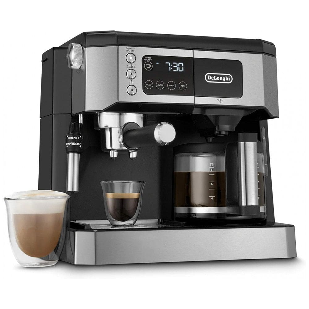 Cafeteira Elétrica Expresso Tudo em Um Reservatório 1L 15 Bar de Pressão, 1500W, 110v, DELONGHI COM532M, Preto