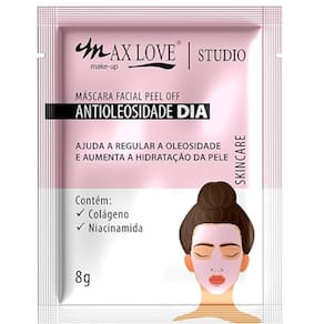 Mascara Facial Peel Off Antioleosidade Dia Sache - Max Love