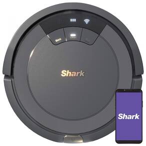 Aspirador de Pó Robô ION, com Wi Fi, controle de Voz e multifunção, preto, 110v, SHARK AV753, Preto