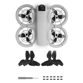 Hélices FSIDIWT para DJI Neo Drone (4 unidades) com acessórios