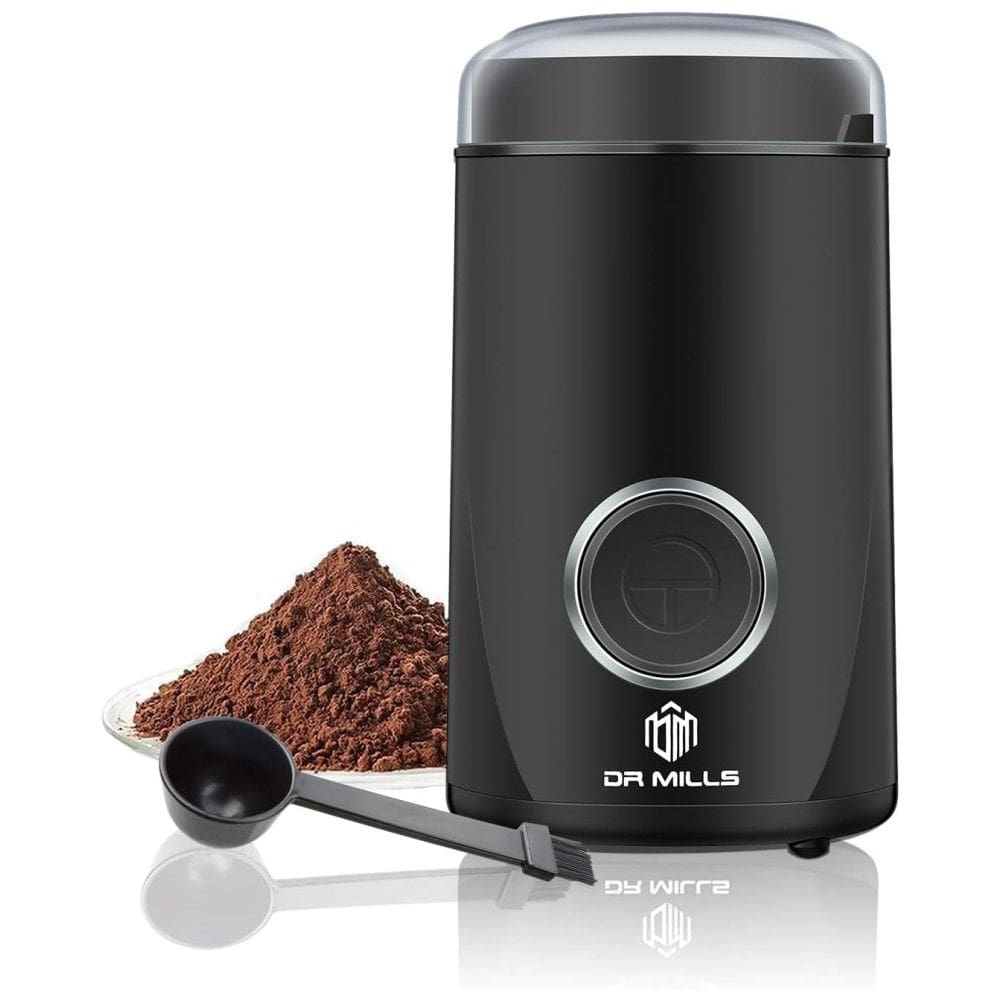 Moedor de Grãos de Café DM 7441, Aço Inox, Até 7 Xícaras, 110v, DR MILLS, Preto