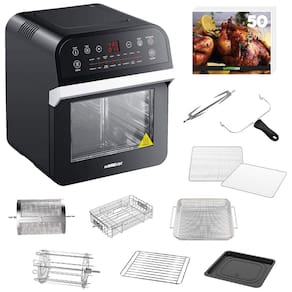 Forno Multifuncional 15 em 1 12,5 L, 110v, GOWISE USA GW44800 O, Preto